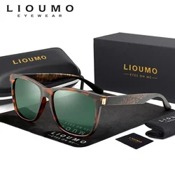Top Luxury Men's Polarized Sunglasses Driving Shades Women Sun Glasses Vintage Travel Outdoor Sun Glasses Square Leopard Eyewear