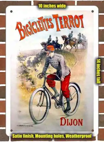 Metal Sign - 1910 Terrot Bicycles - 10x14 inches