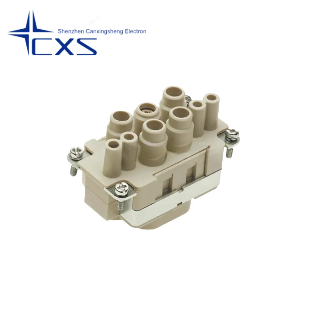 

1pcs 09380082701 Germany HARDING Heavy Duty Connector HAN K4/4 4-pin 63A 4-pin 16A withstand voltage 690V/230V
