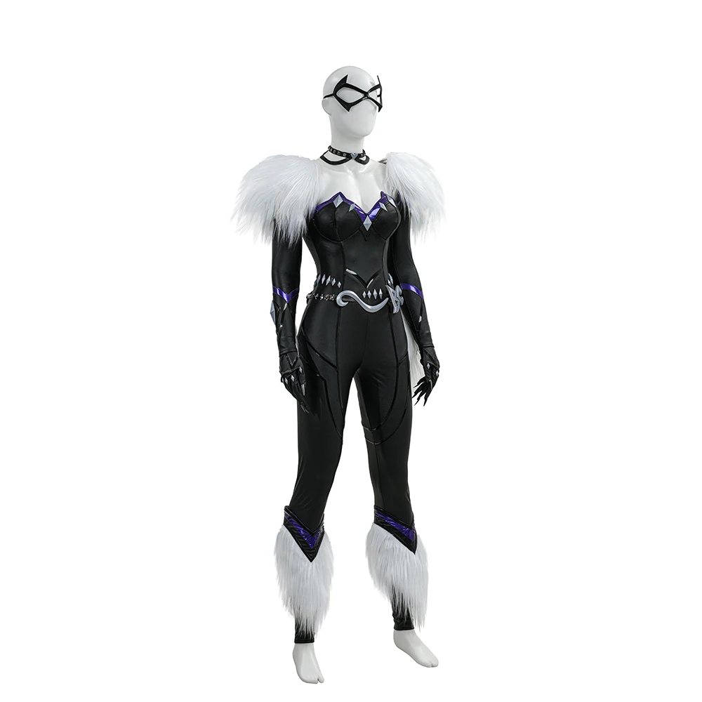 Manluyunxiao Game Black Cat Felicia Hardy Sexy Bodysuit Cosplay Costume Woman Full Set XS-XXXL Halloween Christmas Comic Con view 4