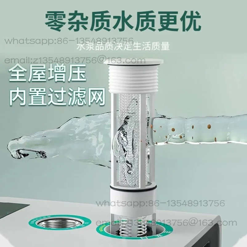 Whole house tap water pipeline water heater pressurized water pump permanent magnet variable frequency booster pump