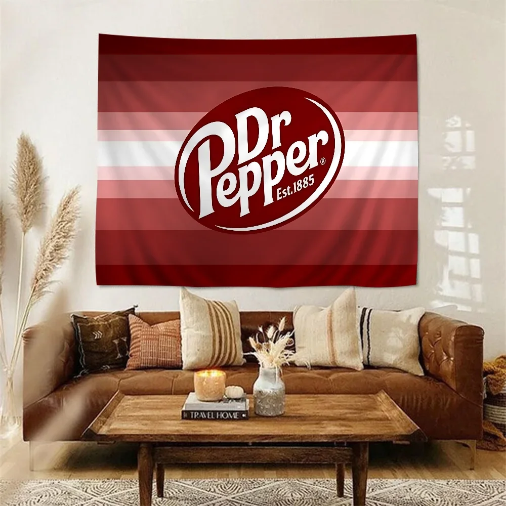 D-Dr Pepper Cartoon Theme Party Backdrop Vinyl Photography Background Birthday Party Decorations