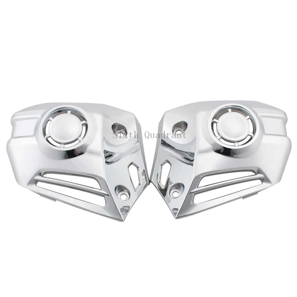 For Honda Goldwing 1800 GL1800 2018 2019 2020 2021 2022 Motorcycle Chrome ABS Pair Lower Cowl Covers Front Proection Accessories