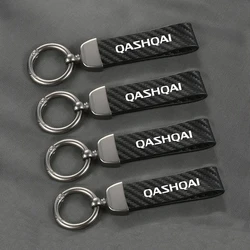 PU Leather Car Keychain Key Ring Pendant Strap High Quality For Nissan Qashqai j10 2013 2017 2011 2014 J11 2022 Car Accessories