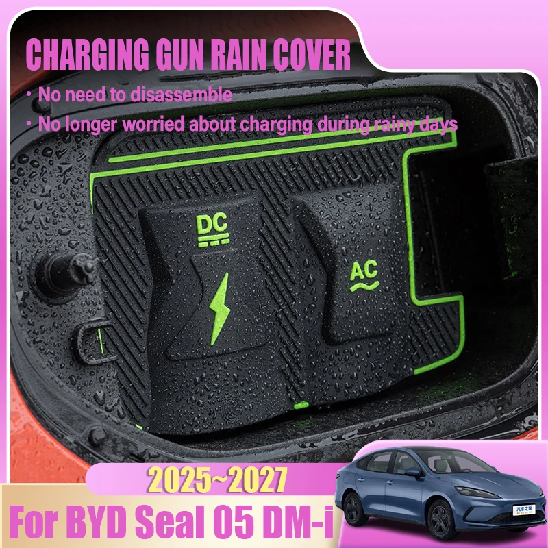 

Charging Gun Waterproof Protect Case For BYD Seal 05 5 DM i HA6 Accessories 2025~2027 New Energy Car Charg Rain Cover Auto Parts