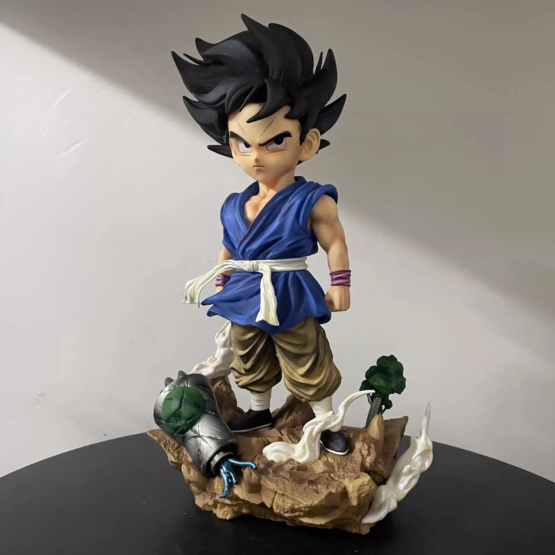 

Dragon Ball Kid Goku GK Figure Double Head Sculpture Anime Collectible Statue Desktop Ornament Birthday Gift For Anime Lovers