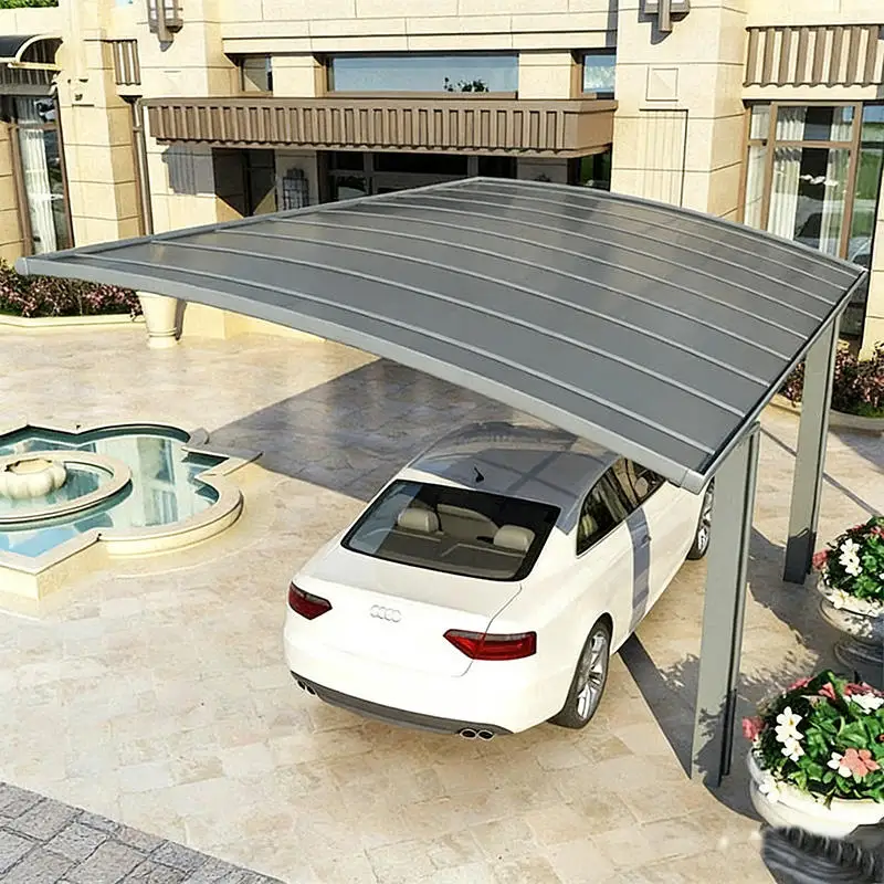 Villa Outdoor Luxurious Car Shelter Independently Installed High Quality Carport CE Certification UV Protective Car Parking