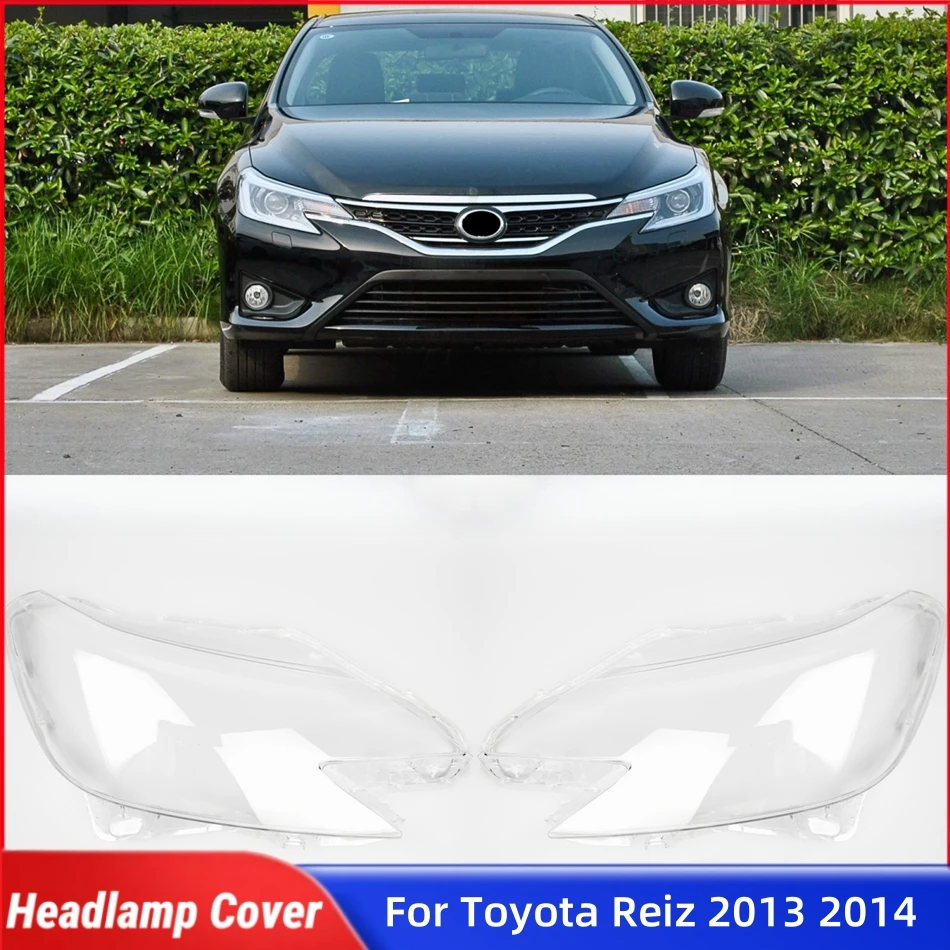 

Для Toyota Reiz 2013 2014, запасные части для салона автомобиля, колпачки для абажуров, корпус фары, передняя фара автомобиля, крышка объектива, корпус