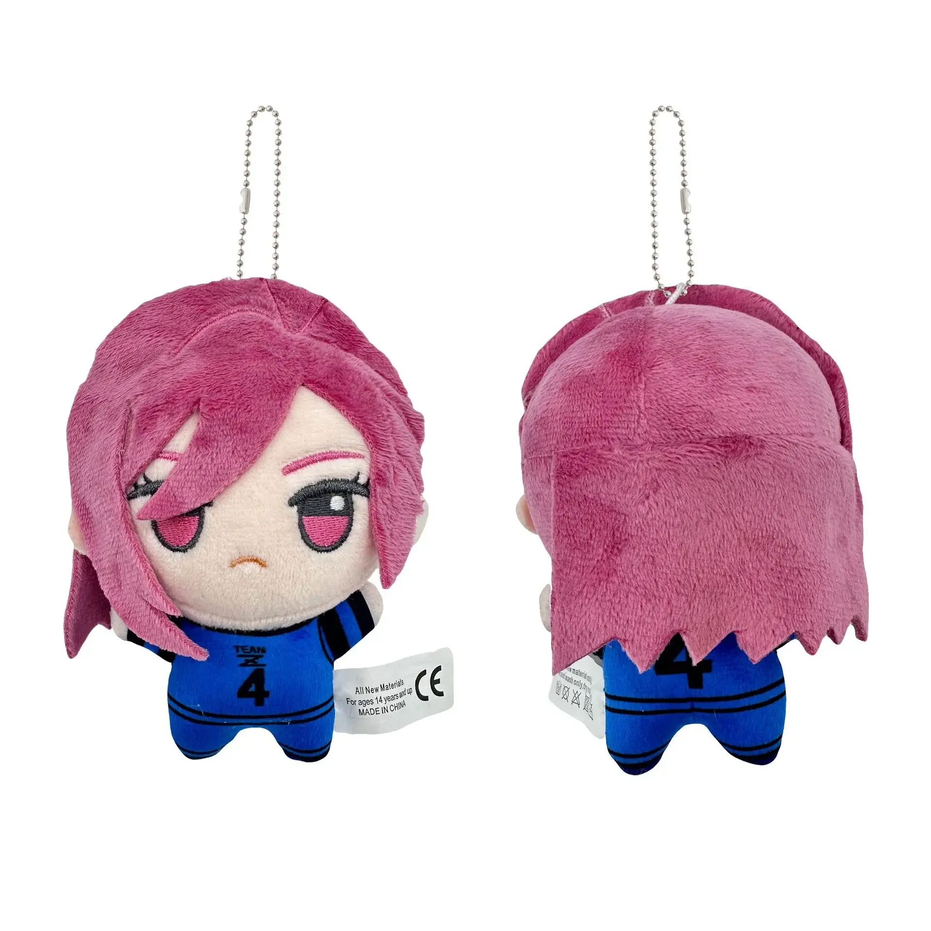 13cm Anime Peripheral Products Chigiri Hyoma Soft Stuffed Plush Toys Doll Hobby Collectibles Keychain Birthday Gifts for Boys