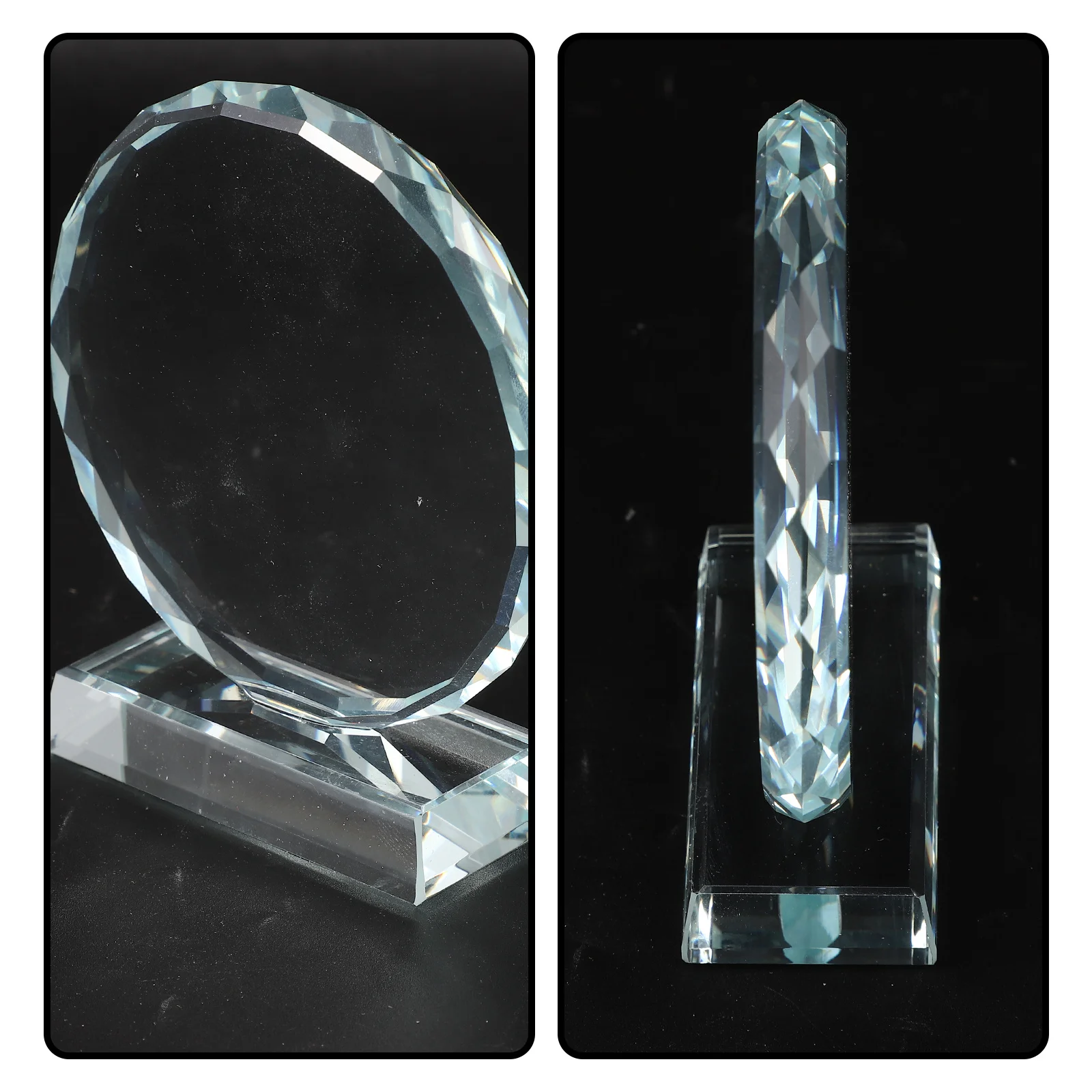 كأس كريستال شفاف، جائزة ديكور، صناعة متقنة، مادة متينة، تصميم واقعي، مهرجان المظهر الإبداعي #5