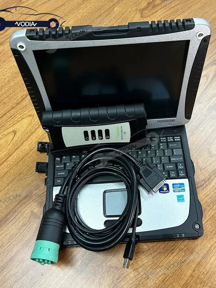 Scanner Interface for EDL V3 Agriculture Construction Diagnostic Tool for EDL V3 Electronic Data Link with Cf19laptop