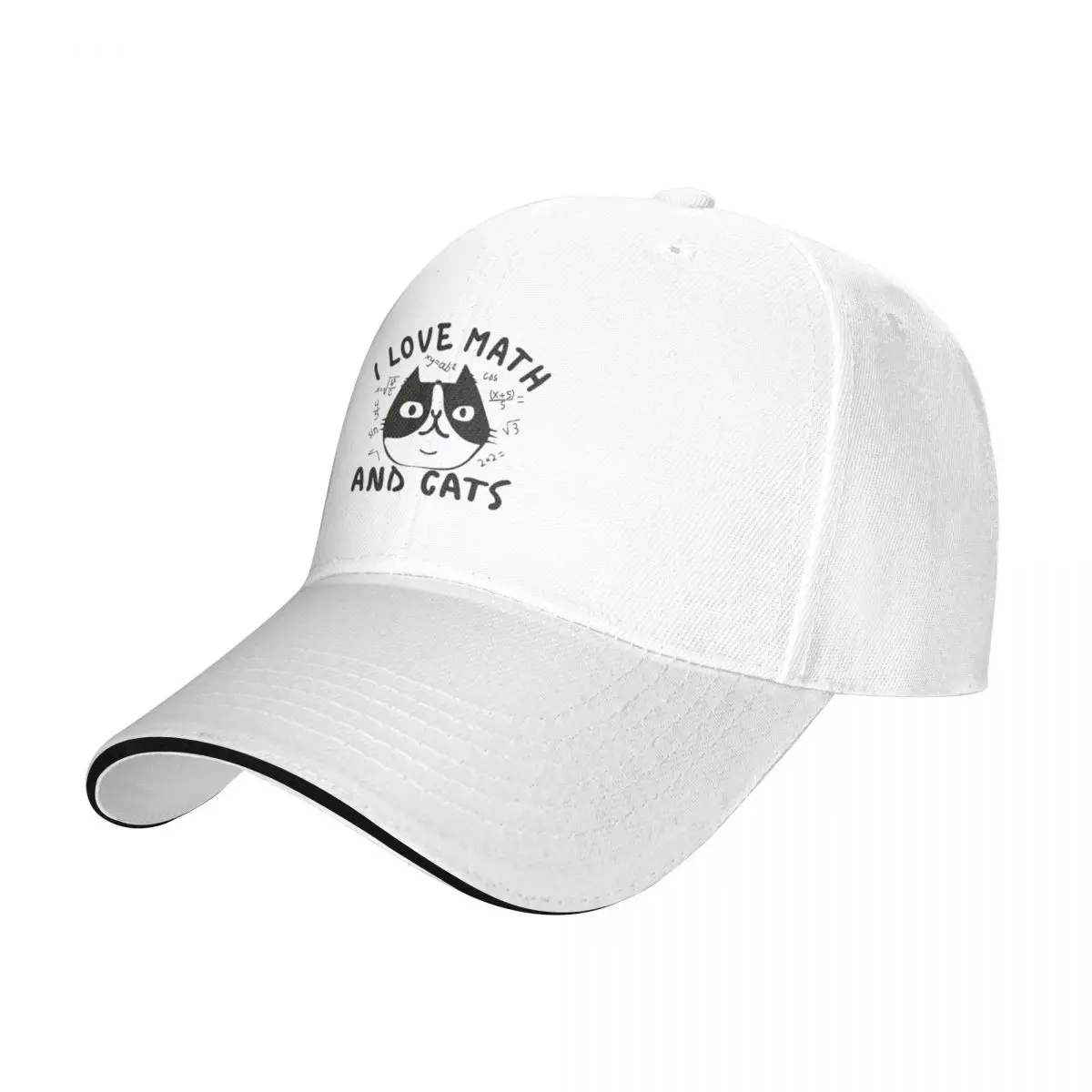 

Math and Cats Funny Mathematics and Feline Lover Gifts Baseball Cap party Hat Luxury Cap sun hat Ladies Men's