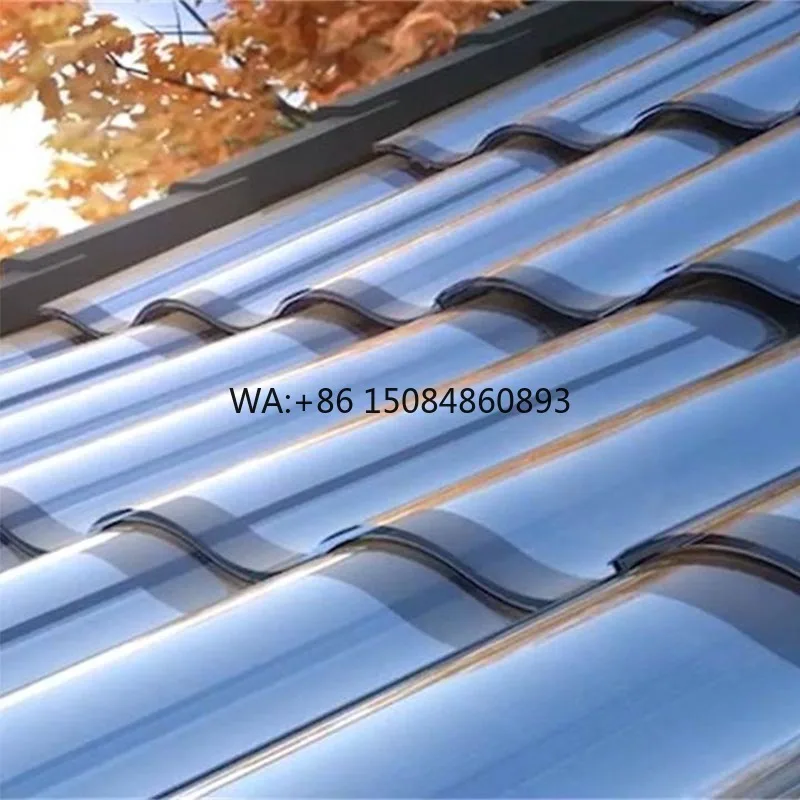 Curved Solar Roof Tiles Pv Panels for  BIPV Solar Roofing Panels Power Energy System Sheet Bipv Solar Roof Tile