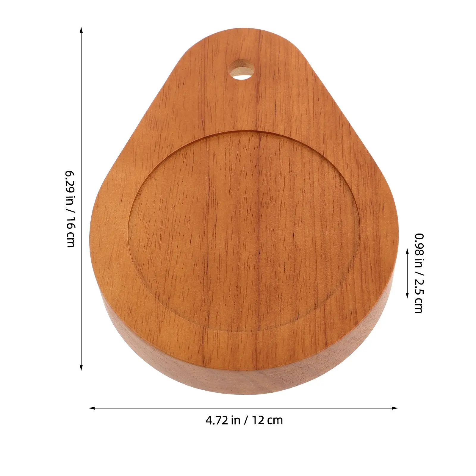 Solid Wood Desk Lamp Base Wooden Bases Monitor Table Light Drop-shaped Small Night