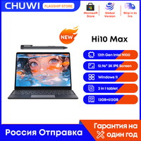 CHUWI Hi10 Max 2 in 1 Tablet Laptop Intel N100 12.96 Inch Touch 3K IPS Screen 12GB DDR5 512GB SSD Tablets Windows 11 PC 2024