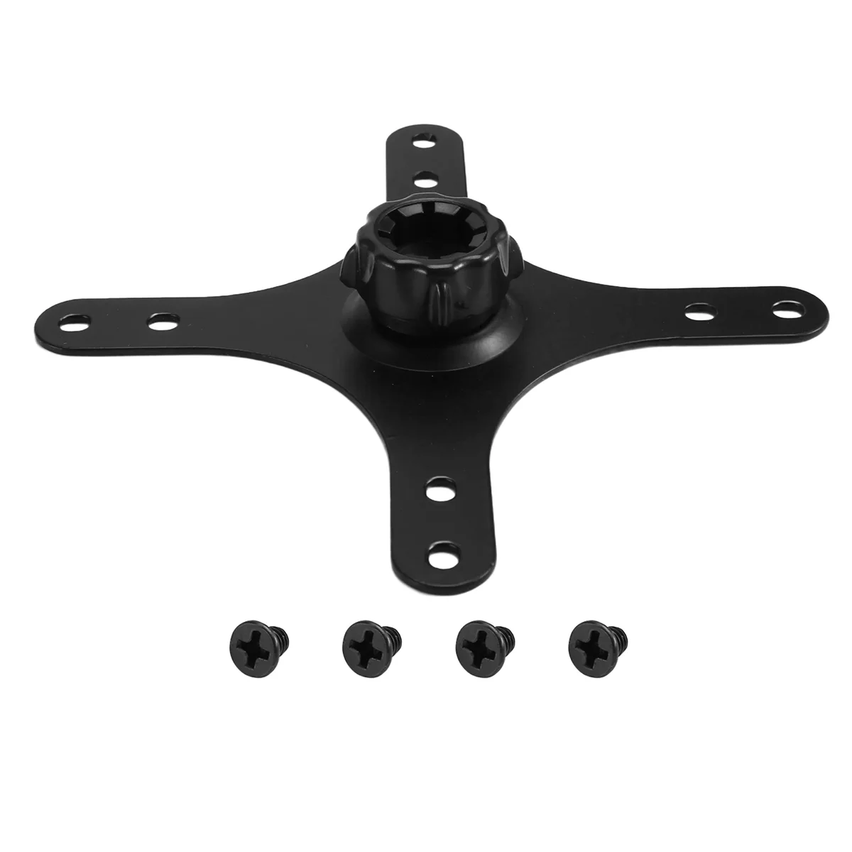 A99TPortable Monitor Mounting Adapter Bracket Plate, 17mm Ball Head to 100x100mm 75x75mm, Wall Mount Arm Mount Universal