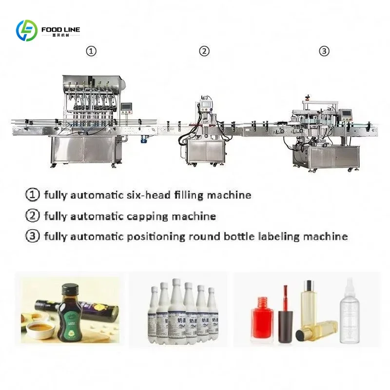 Spice bottle filling capping labeling machine automatic bottle labeling machine filling capping labeling machine view 5