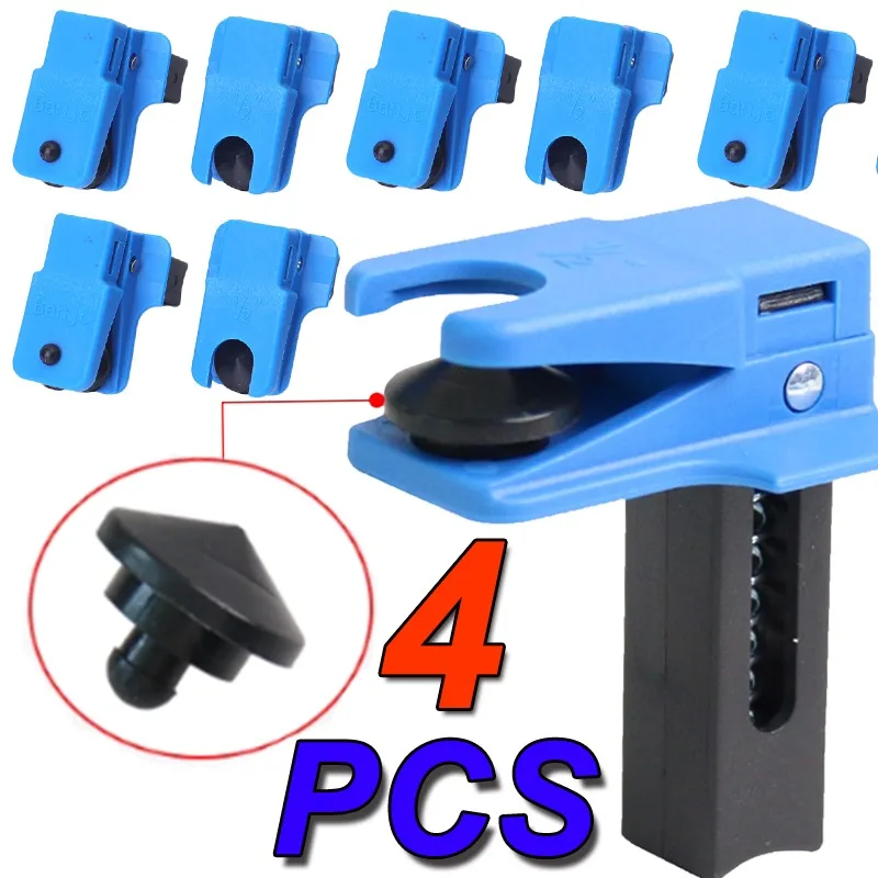 

Car Brake Fluid Pipe Clamp Auto Brake Fluid Brake Clip Pipe Plug Tool Cars Brakes Nipple Pliers Leak Proof Line Plug 4PCS