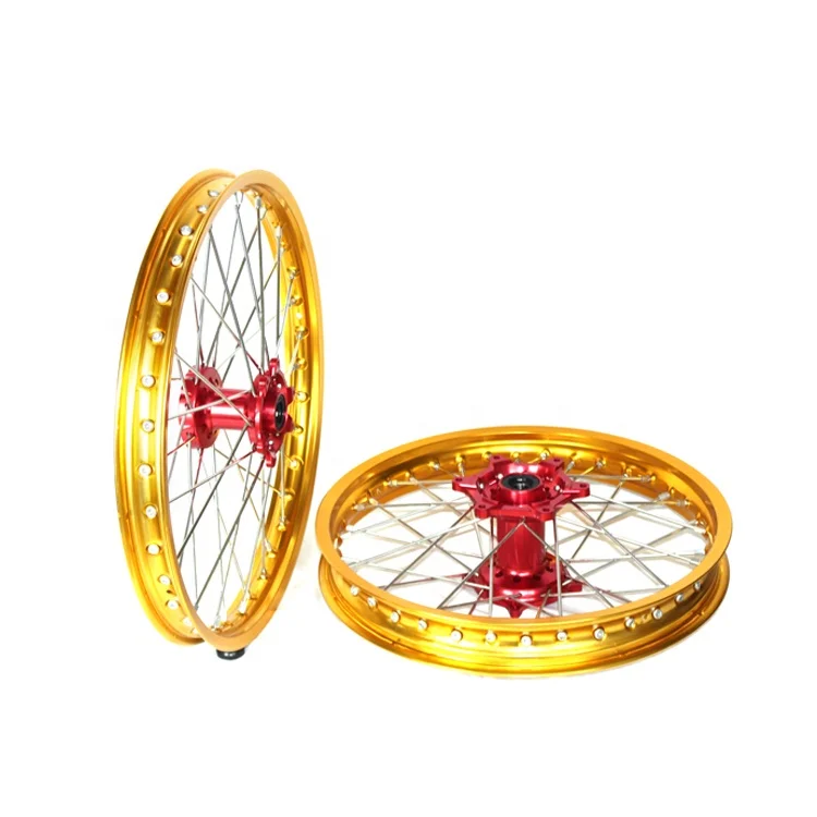 New Hot Arrivals 21 19 inch aluminum alloy  Motocross Wheels For  cr crf