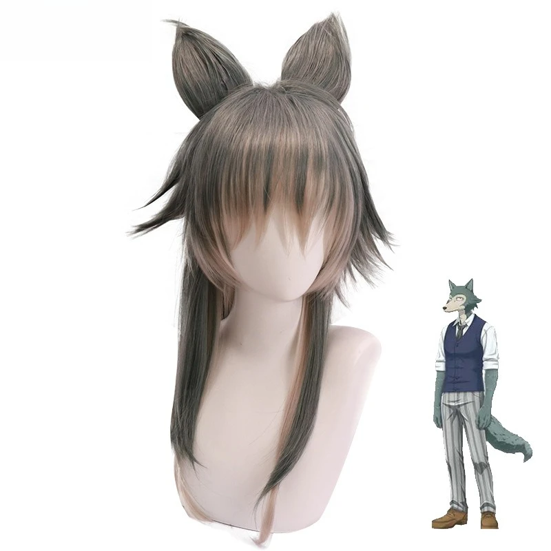 

Фэнтези животных, антропоморфный волк, регги, косплей, аниме, парик COS с ушками