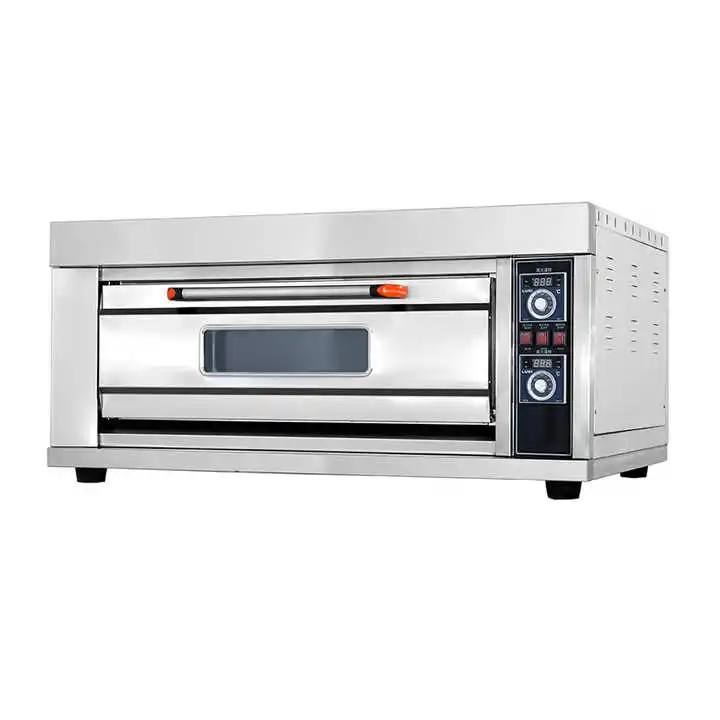 

New Steel Electric French Bread Automatic Gas Deck Oven for Bakeries Restaurants for Cookie Toasting Cooking Equipment