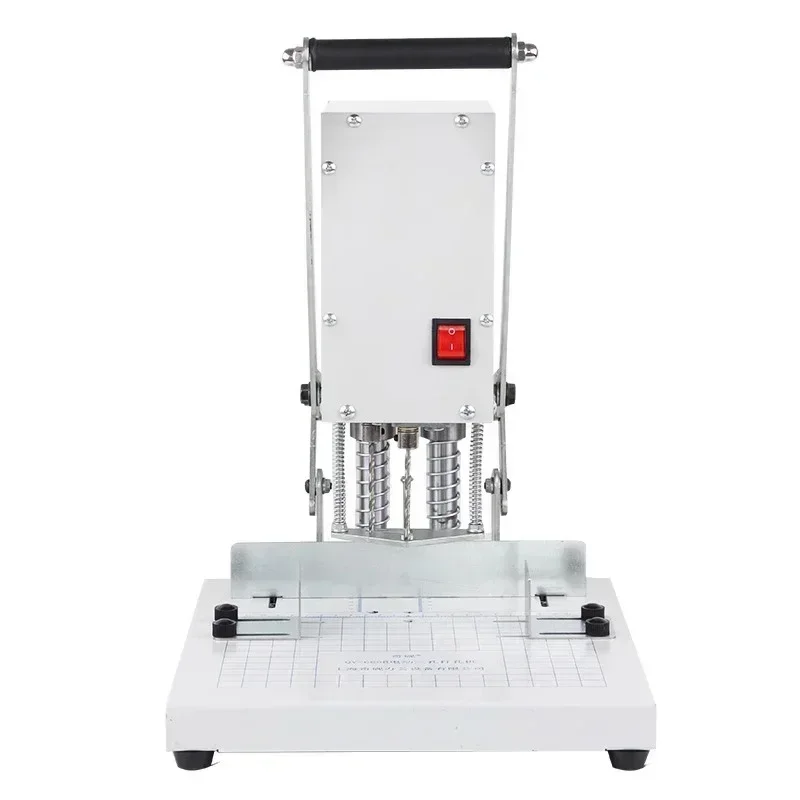 ماكينة ثقب كهربائية 668B قسيمة المحاسبة المالية ماكينة تجليد الزاوية بفتحة مثلثة #3