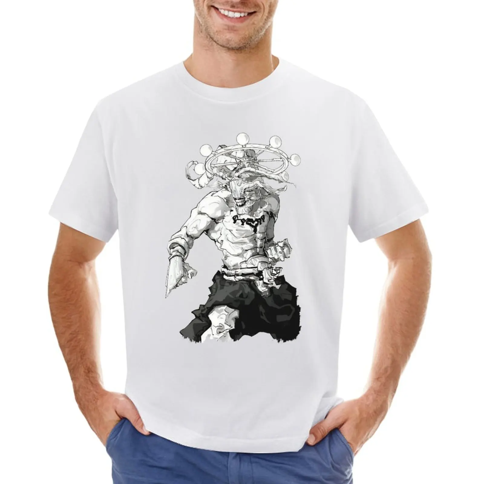 Быстросохнущая Мужская быстросохнущая черная футболка General Mahoraga