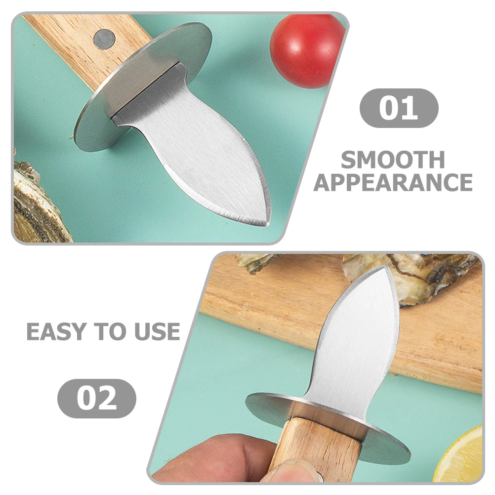 

Oyster Knife Shucker Tool Opener for Seafood Household Manual Stainless Steel Shcker