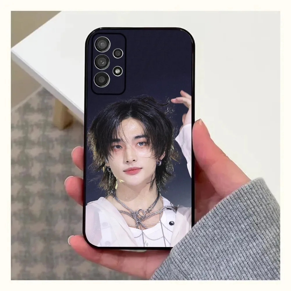 Kpop H-HyunJins Phone Case For Samsung Galaxy A20,A21s,A22,A31,A32,A52,A53,A72,73,A80,A91 Soft Black Cover