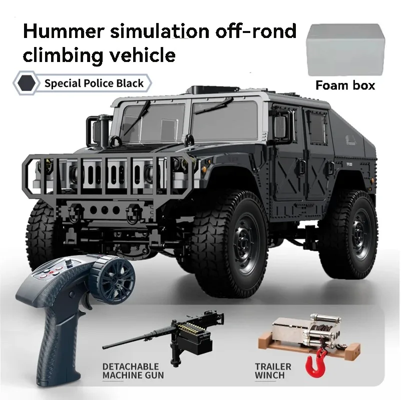 JJRC C8835 RC Car Simulation 4x4 All-terrain 2.4G Remote Control Car Off-road Climbing Electric Truck with LED Light RC Toy Gift image 3