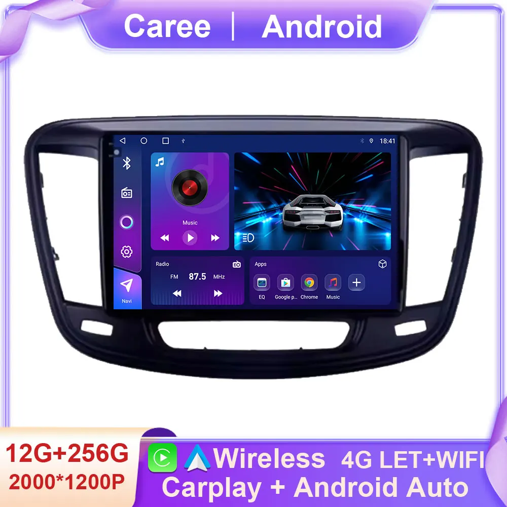 

For Chrysler 200 200C 200S 2015 - 2019 Android Car Auto Radio Multimedia Video Stereo Player Carplay Navigation GPS QLED WIFI BT