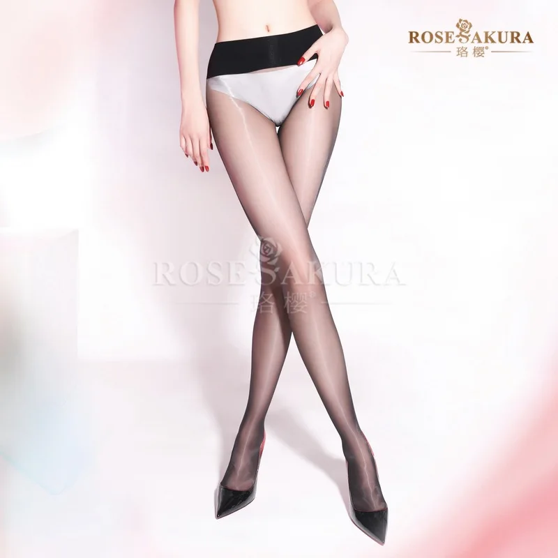 

Luo Ying624High-Density Shiny Seamless Glossy Silk Stockings Ultra-Thin Smooth Feel Oil Glossy Transparent Pantyhose8408