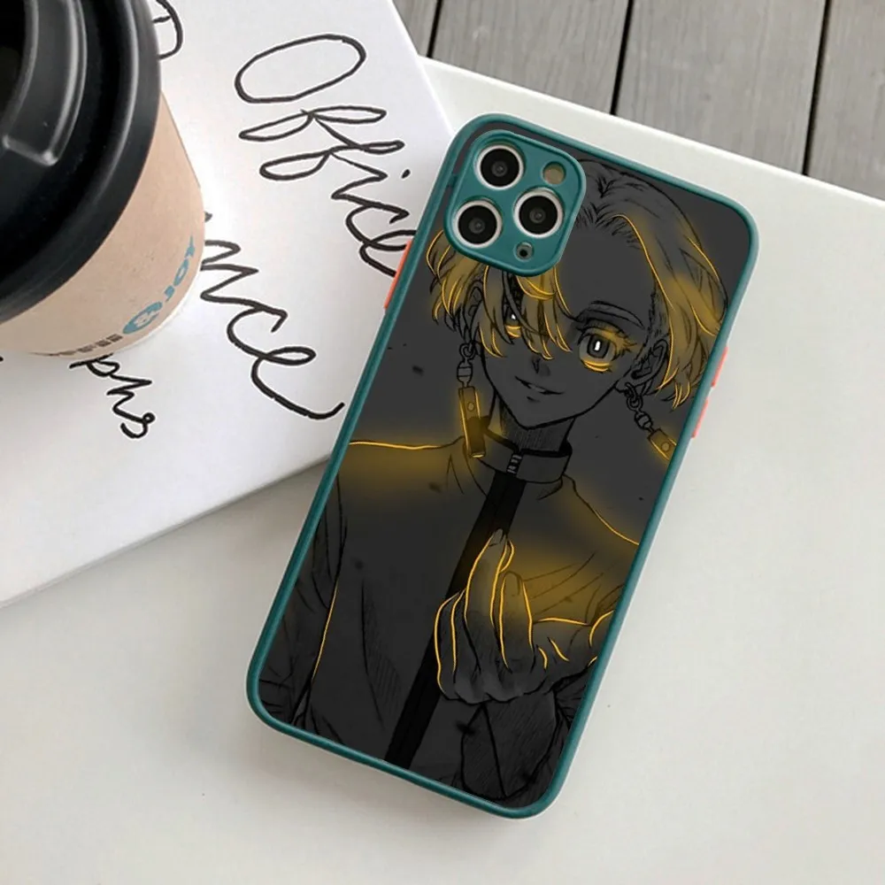 Tokyo Revengers Anime Phone Case for iPhone 14 11 12 13 Mini Pro Max 8 7 Plus X XR XS MAX Translucent Matte Cover