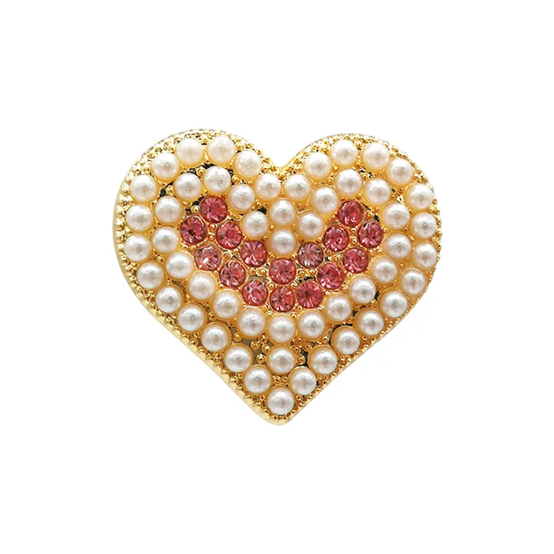 10 Stück Bling + 10 Stück 2D Parfüm-Kronen-Herz Metall-Schuh-Charms Lippenstift Kamera Schuh-Dekorationszubehör Clog für Kinder Geschenk – Detail 19