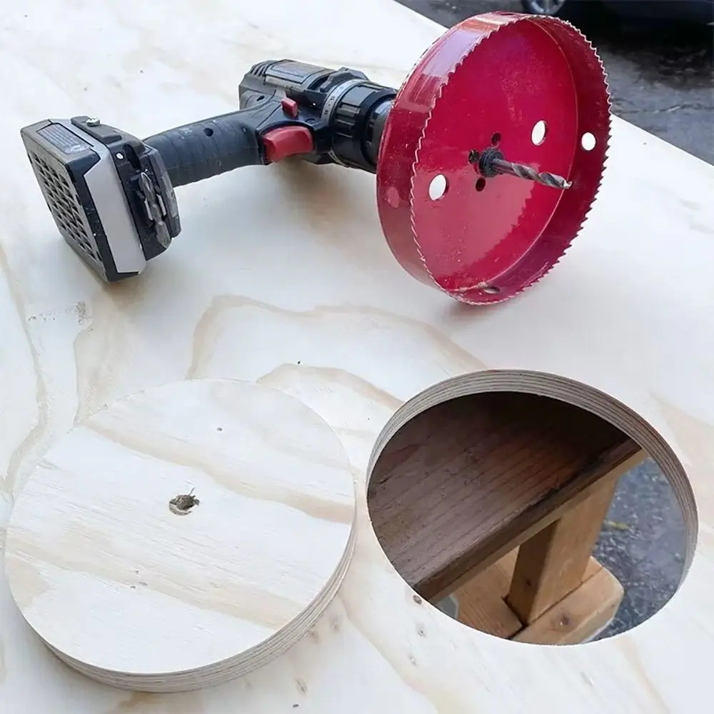 1 Buah Gergaji Lubang Bi-metal M42 15-200Mm Tahan Lama Baja HSS DIY Alat Kayu Pembuka Lubang Bimetalik untuk Logam Besi Aluminium Plastik