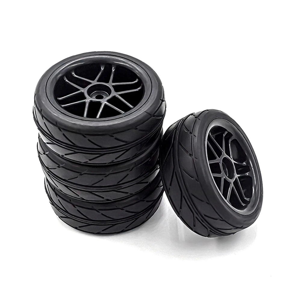 4pcs/set Durable Remote Control Drift Car Tires RC Wheels for 1/10 RC Car Modification Accessories