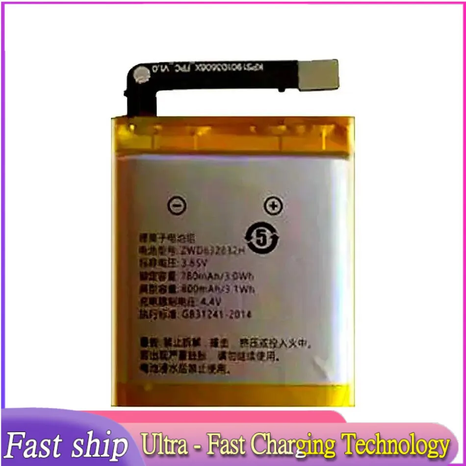 

Kids Smartwatch Battery ZWD632832H 800mAh Safe For Kido K3 K3S F2 V5 For 360 8X P1 W920 SE5 W901 W910 W907 W915