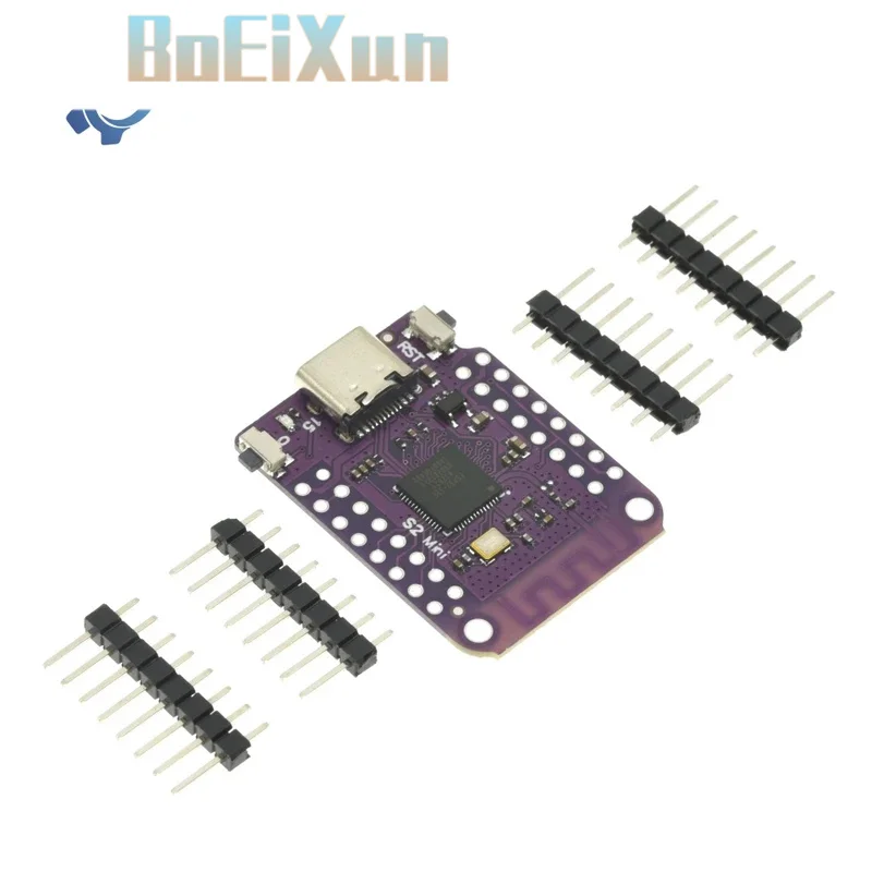 S2 Mini V1.0.0 WiFi IOT Board for ESP32-S2, Based on ESP32-S2FN4R2, 4MB Flash 2MB PSRAM MicroPython Arduino Support