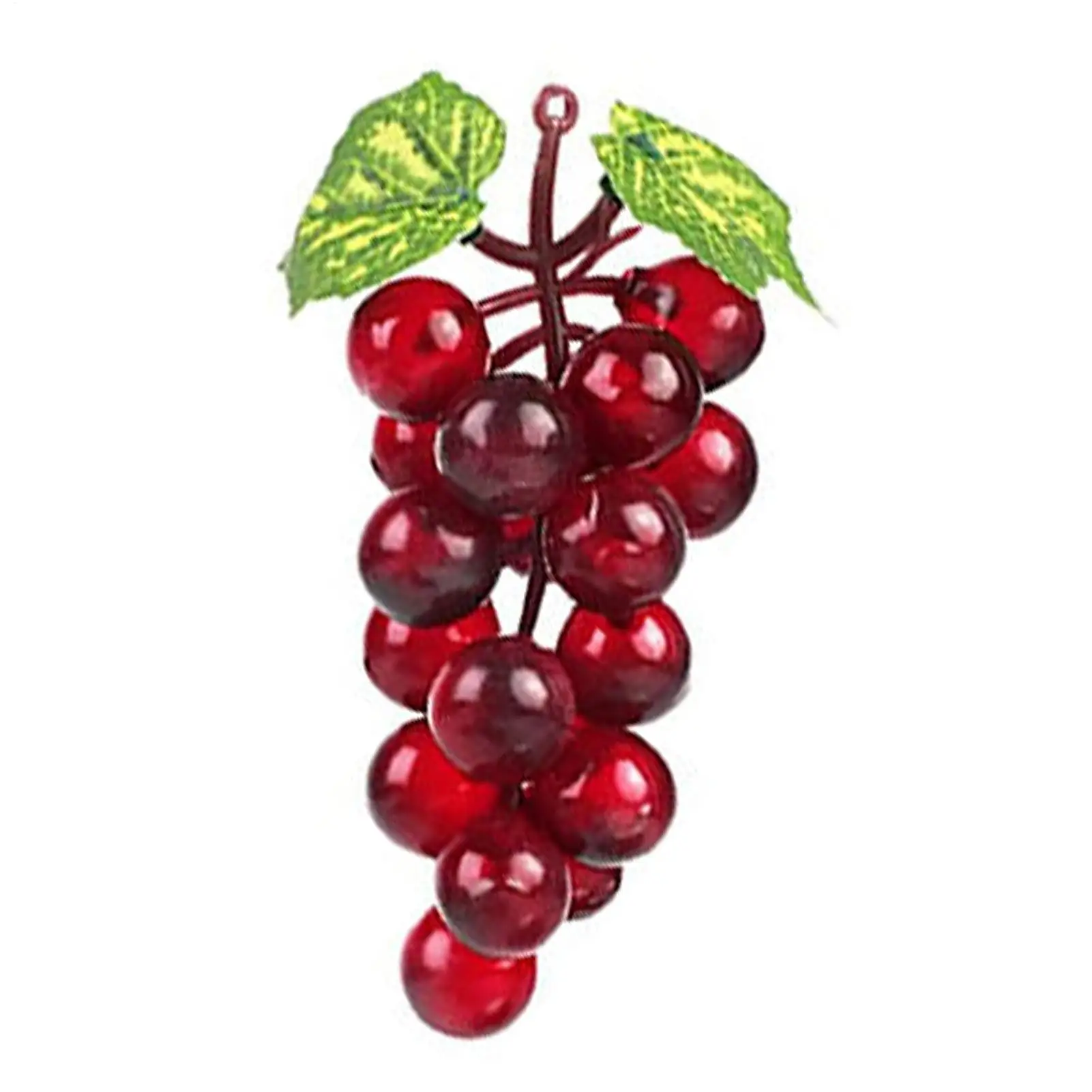 Fruits artificiels réalistes en plastique, simulation de raisins, pour décoration de maison, cuisine, vin, accessoires de fête, jardin, mariage
