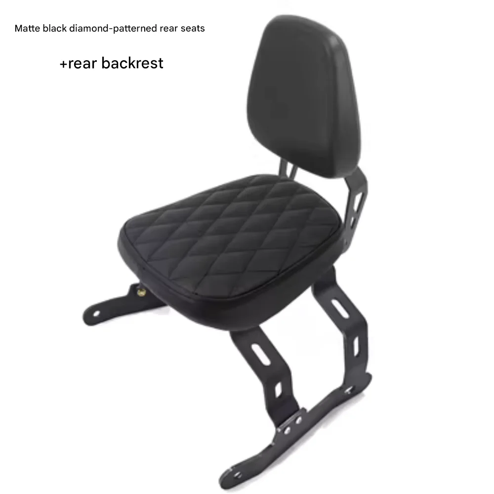 For QJMOTOR SRV300, a custom-designed single seat cushion is directly mounted on the rear seat, rear rack, and backrest. srv 300