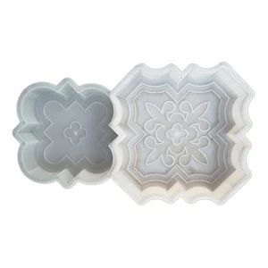 2 stuks/set, mooie plastic mallen voor het maken van grote betonnen paden, cementmallen voor beton - plastic mallen voor het maken van bakstenen.