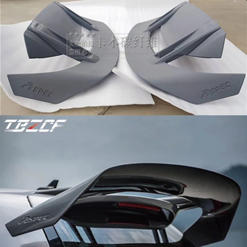 For Volkswagen Scirocco High Quality FRP Material Primer Color Car Rear roof Lip Wing spoiler Aspec style 2010-2018