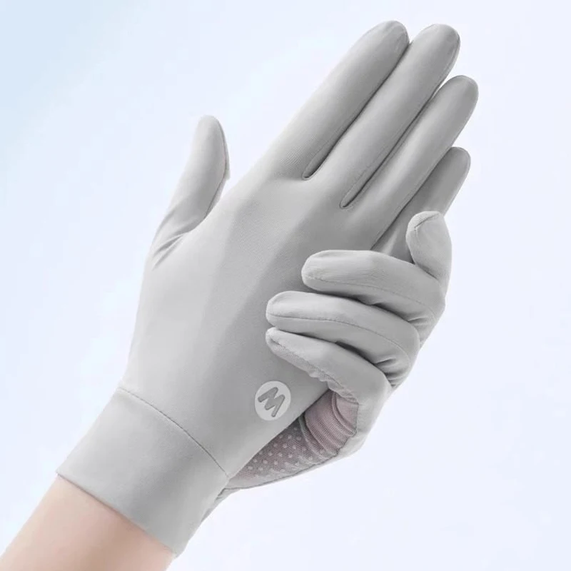 Summer Sunscreen Gloves Touchscreen Breathable Non Slip Hand Covers Women Thin Sun Protection Gloves for Driving Outdoor Travel image 4