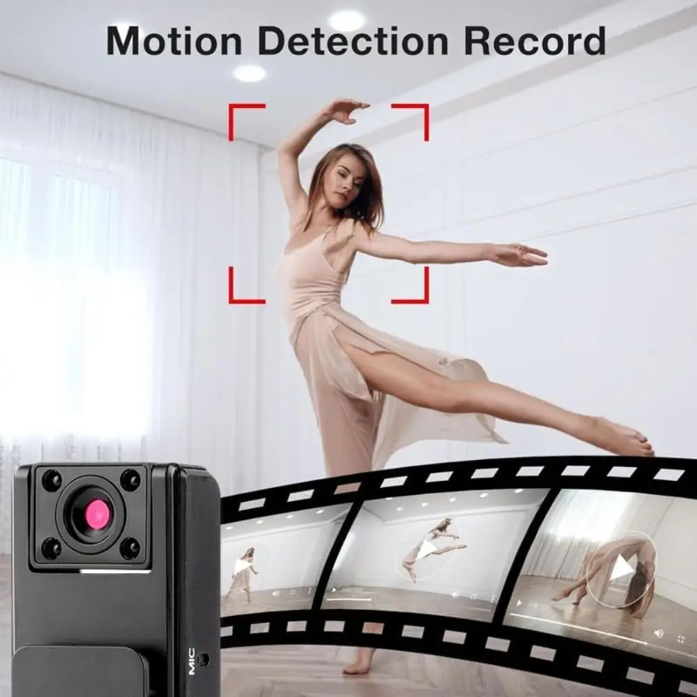 1080P HD A9 Mini Handheld Camera Infrared Night Vision Wearable Sports Video Audio Recorder Wide Angle Back Clip Camera Recorder