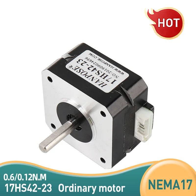 

1 шт. Nema17 шаговый двигатель 17HS4223 0,7A 14N.CM 23 мм 4-выводной 42 двигатель для мини-принтера 3D с ЧПУ