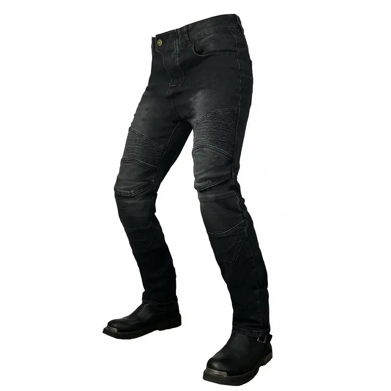 

Fashion Motorcycle Jeans Pantalones Motocicleta Hombre Featherbed Jeans Standard Version Car Ride Trousers Pant Summer Riding