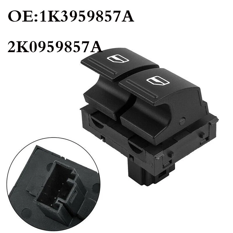 

4Pin 1K3959857A Car Power Window Switch Control Button Console For VW Golf MK5 Caddy 2K Passat B6 Seat Ibiza Leon Car Accessorie