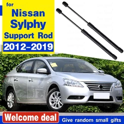 Car Bonnet Cover Spring Shock Lifting Support Rod Damper Absorber Accessories For Nissan Sylphy Sentra Pulsar B17 2012-2019