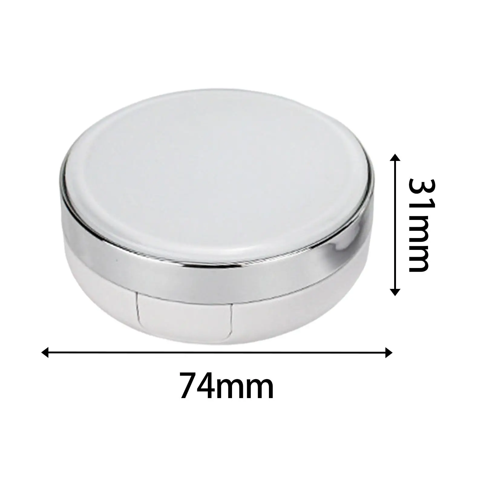 Estojo de almofada de ar, estojo de creme bb de base líquida, com espelho, recipiente de pó cosmético recarregável suporte de estojo de maquiagem