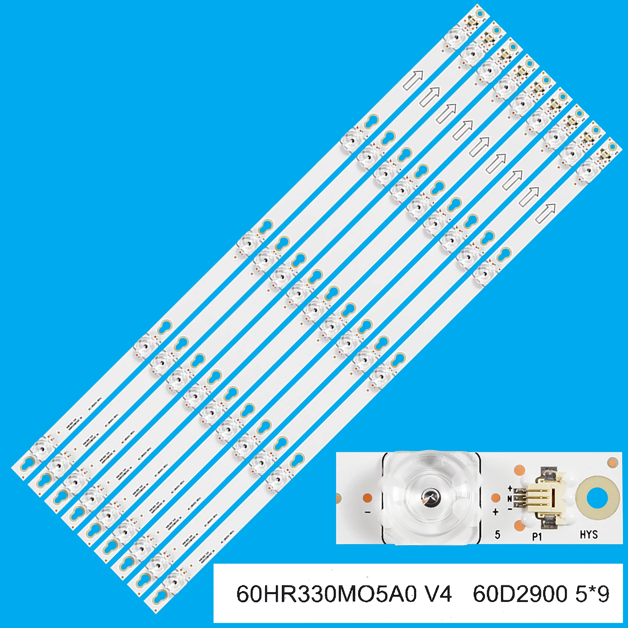 LED Backlight strip For D60A620U L60P2US 60A7 L60P2-UD 60U6700C 60U67EBC 4C-LB6005-HR01J TOT_60D2900_9X5_3030C 60HR330M05A0 V4